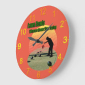 Pelouse Bowles Les Gagnants Design, Horloge Mur (Angle)