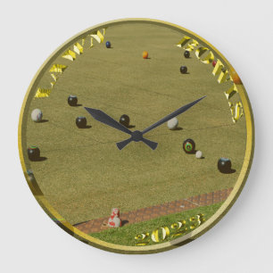 Pelouse Bowls 2023 Gold Coin, horloge murale