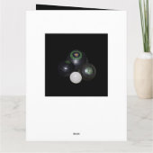 Pelouse Bowls, Bonne carte d'anniversaire papa (Dos)