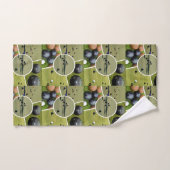 Pelouse Bowls Cinq Photo Collage, Serviette De Bai (Serviette à main)