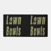 Pelouse Bowls Est Le Mot, Desk Mat (Recto)