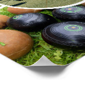 Pelouse Bowls Five Photo Collage, Poster (Coin)