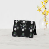 Pelouse Bowls, Petite Carte D'Anniversaire Heureus (Fleur jaune)