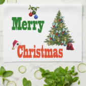 Pelouse Bowls, thé de Noël serviette (Plié)