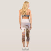 pelouse de pampas sur leggings de Sand capri (Verso)