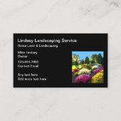 Pelouse Du Quartier Et Cartes de visite Paysages (Devant)