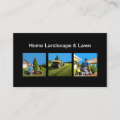 Pelouse Et Paysage Carte de visite Moderne (Devant)