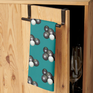 Pelouse turquoise, serviette de toilette
