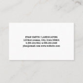 Peluche | Carte de visite du logo de l'arborescenc (Dos)