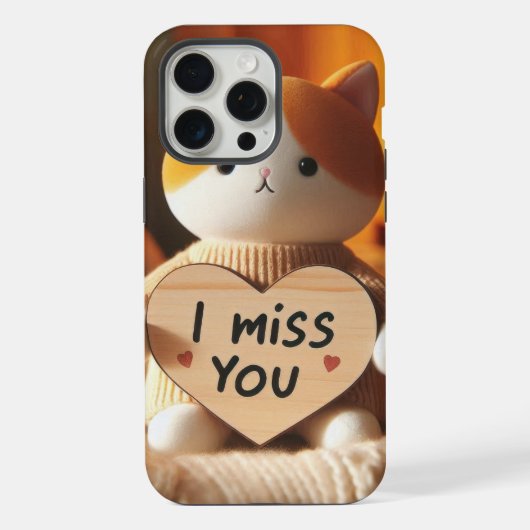 Peluche de chat adorable avec message sincère (Verso)