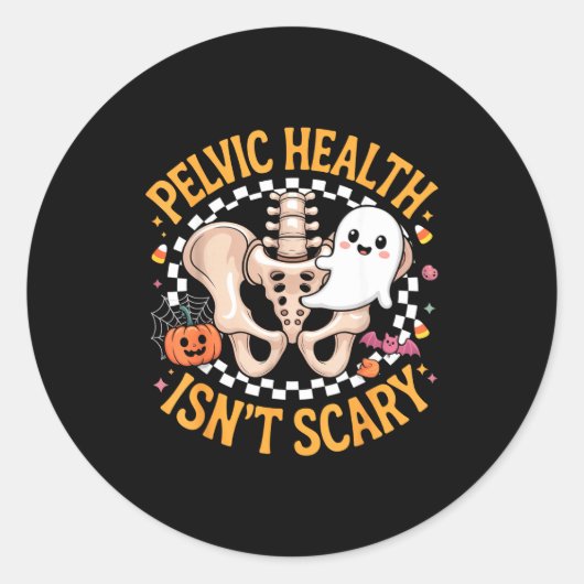 Pelvic Health Isn’t Y Therapy Anatomy Physical The Ronde Sticker (Voorkant)