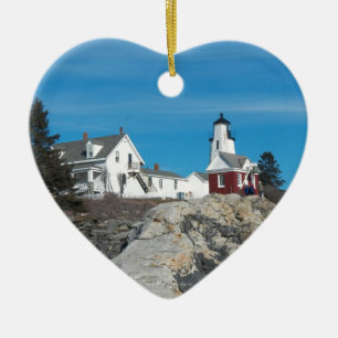 Pemaquid Lighthouse 24 Keramisch Ornament