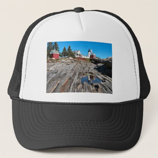 Pemaquid Point Light Trucker Pet (Voorkant)