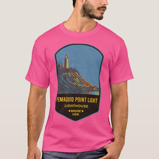 Pemaquid Point Lighthouse 2 T-shirt (Voorkant)