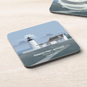 Pemaquid Point Lighthouse Bier Onderzetter (Linkerzijde)