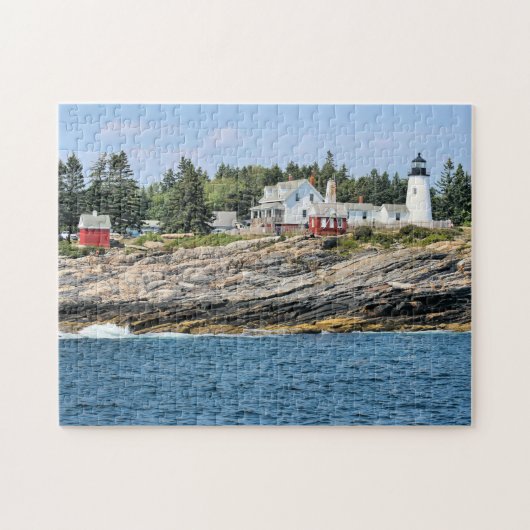 Pemaquid Point Lighthouse, Maine Jigzaag Puzzle Legpuzzel (Horizontaal)