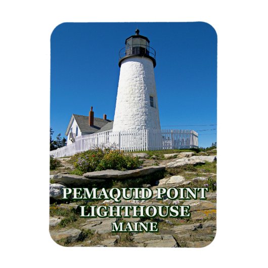 Pemaquid Point Lighthouse, Maine Magneet (Verticaal)