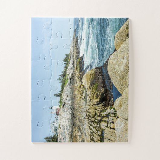Pemaquid Point Lighthouse Maine oversize Legpuzzel (Verticaal)