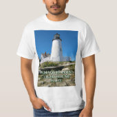 Pemaquid Point Lighthouse, Maine T-shirt (Voorkant)