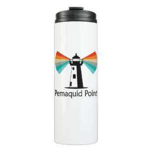 Pemaquid Point Lighthouse Regenboog Thermosbeker