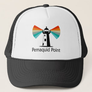 Pemaquid Point Lighthouse Regenboog Trucker Pet