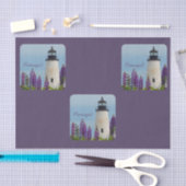 Pemaquid Point Plum Lighthouse Decoupage Tissuepapier (Craft)
