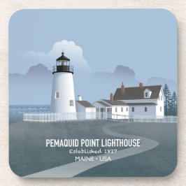 Pemaquid Point-vuurtoren Bier Onderzetter