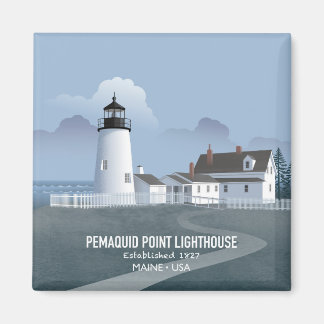 Pemaquid Point-vuurtoren Magneet