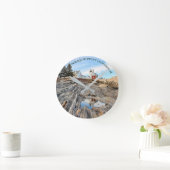 Pemaquié Point Lighthouse Maine Horloge murale (Maison)