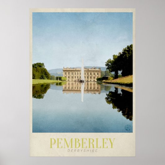 Pemberley Travel Poster (Voorkant)