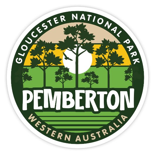 Pemberton, Sticker van Western Australië