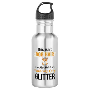 Pembroke Corgi Glitter Grappige Hond Liefhebber On Waterfles