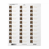Pembroke Corgi Hond Retouradres Label (Full Sheet)