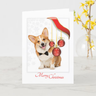 Pembroke Corgi Kerstmis Kaart