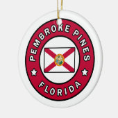 Pembroke Pines Florida Keramisch Ornament (Links)