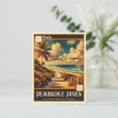 Pembroke Pines, Floride | Carte postale ancienne (Debout devant)
