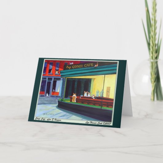 Pembroke Welse Corgi Kaart (Voorkant)