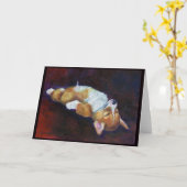 Pembroke Welse Corgi Kaart (Gele Bloem)