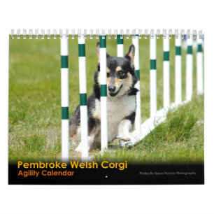 Pembroke Welsh Corgi Agility Calendar Kalender
