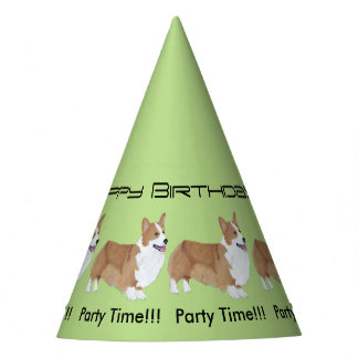 Pembroke Welsh Corgi - Birthday Feesthoedjes