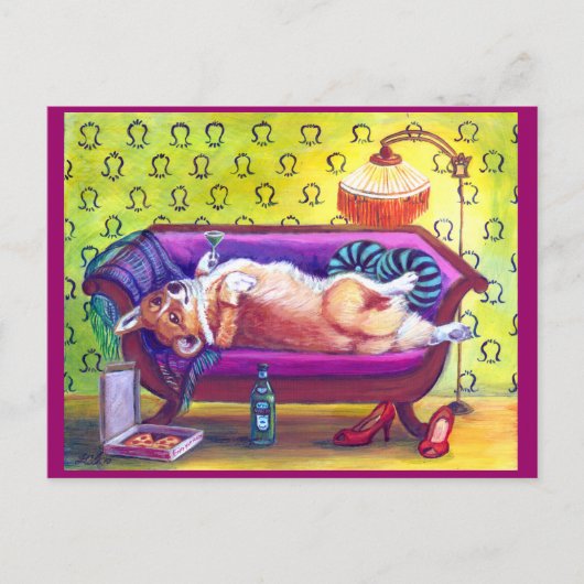 Pembroke Welsh Corgi Briefkaarten (Voorkant)