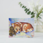 Pembroke Welsh Corgi Briefkaarten (Staand voorkant)