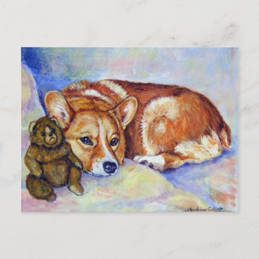 Pembroke Welsh Corgi Briefkaarten (Voorkant)