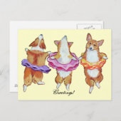 Pembroke Welsh Corgi Briefkaarten (Voorkant / Achterkant)
