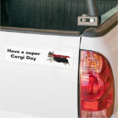 Pembroke Welsh Corgi Bumpersticker (Op Truck)