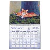 Pembroke Welsh Corgi Calendrier La Joie de Corgis (Feb 2026)