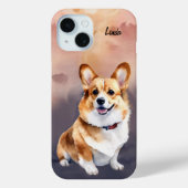 Pembroke Welsh Corgi Chien Coque-Mate coque iphone (Verso)