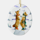 Pembroke Welsh Corgi Circle Ornement (Droite)