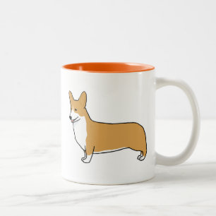 Pembroke Welsh Corgi Cute Dog Tweekleurige Koffiemok