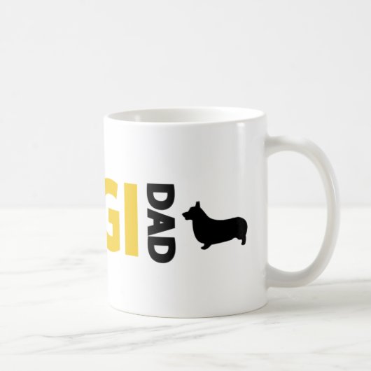 Pembroke Welsh Corgi Dad Koffiemok (Rechts)